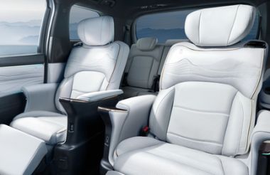 Asientos premium de segunda fila con función de masaje 